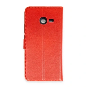 Samsung Galaxy J4 Plus Trend S Plus Kapaklı Kılıf - Kırmızı