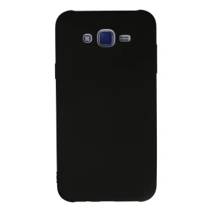 Samsung Galaxy J7 Kılıf Nano İçi Kadife Silikon - Siyah
