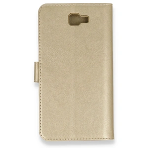 Samsung Galaxy J7 Prime Kılıf Trend S Plus Kapaklı Kılıf - Gold