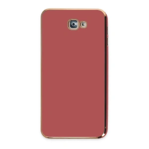 Samsung Galaxy J7 Prime Kılıf Volet Silikon - Kırmızı