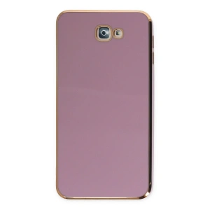Samsung Galaxy J7 Prime Kılıf Volet Silikon - Mor