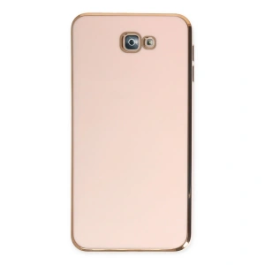Samsung Galaxy J7 Prime Kılıf Volet Silikon - Pembe