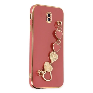 Samsung Galaxy J7 Pro / J730 Kılıf Esila Silikon - Kırmızı