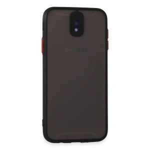 Samsung Galaxy J7 Pro / J730 Kılıf Montreal Silikon Kapak - Siyah