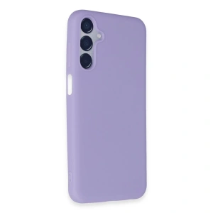 Samsung Galaxy M15 Kılıf First Silikon - Lila