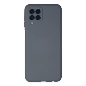 Samsung Galaxy M33 Kılıf Nano İçi Kadife Silikon - Gri