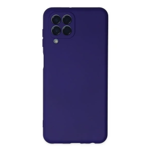 Samsung Galaxy M33 Kılıf Nano İçi Kadife Silikon - Mor