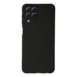 Samsung Galaxy M33 Kılıf Nano İçi Kadife Silikon - Siyah