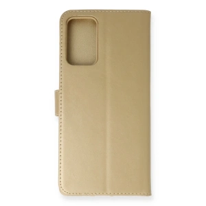 Samsung Galaxy Note 20 Kılıf Trend S Plus Kapaklı Kılıf - Gold
