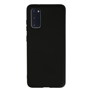 Samsung Galaxy S20 Kılıf Nano İçi Kadife Silikon - Siyah
