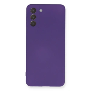 Samsung Galaxy S21 Plus Kılıf Nano İçi Kadife Silikon - Mor