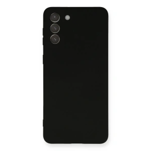 Samsung Galaxy S21 Plus Kılıf Nano İçi Kadife Silikon - Siyah