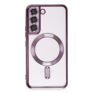 Samsung Galaxy S22 Kılıf Kross Magneticsafe Kapak - Mor