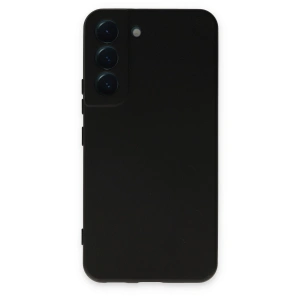 Samsung Galaxy S22 Kılıf Nano İçi Kadife Silikon - Siyah