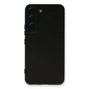 Samsung Galaxy S22 Plus Kılıf Nano İçi Kadife Silikon - Siyah