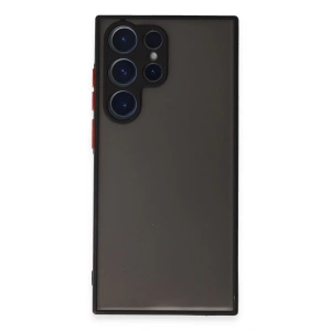 Samsung Galaxy S23 Ultra Kılıf Montreal Silikon Kapak - Siyah