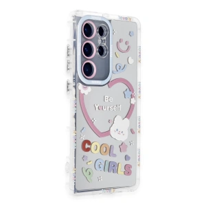 Samsung Galaxy S23 Ultra Kılıf Reflexion Desenli Kapak - Desen 1