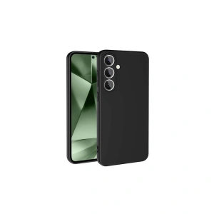 Samsung Galaxy S24 Fe Kılıf Nano İçi Kadife Silikon - Siyah