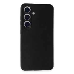 Samsung Galaxy S24 Kılıf Loop Deri Silikon - Siyah