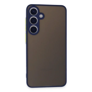 Samsung Galaxy S24 Kılıf Montreal Silikon Kapak - Lacivert