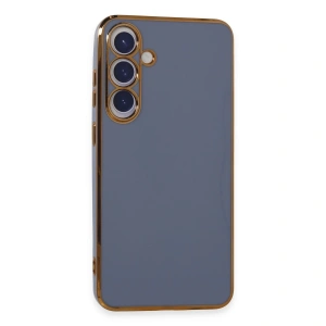 Samsung Galaxy S24 Kılıf Volet Silikon - Mavi