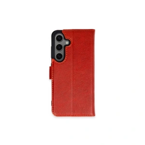 Samsung Galaxy S24 Plus Kılıf Trend S Plus Kapaklı Kılıf - Kırmızı