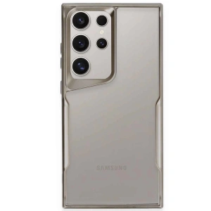 Samsung Galaxy S24 Ultra Kılıf Boyi Silikon Kapak - Titan Gri