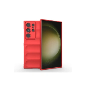 Samsung Galaxy S24 Ultra Kılıf Optimum Silikon - Kırmızı