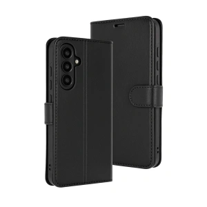 Samsung Galaxy S25 Fe Trend S Plus Kapaklı Kılıf - Siyah