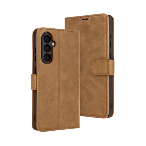 Samsung Galaxy S25 Fe Trend S Plus Kapaklı Kılıf - Taba