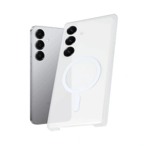 Samsung Galaxy S25 Kılıf Pc Zara Magsafe Şeffaf Kılıf - Şeffaf