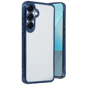 Samsung Galaxy S25 Kılıf Razer Lensli Silikon - Lacivert