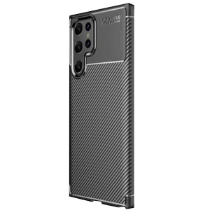 Samsung Galaxy S25 Ultra Kılıf Auto Focus Karbon Kapak - Siyah