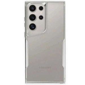 Samsung Galaxy S25 Ultra Kılıf Boyi Silikon Kapak - Gümüş