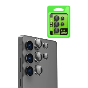 Samsung Galaxy S25 Ultra Raze Metal Kamera Lens - Siyah