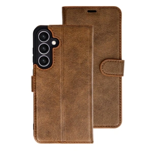 Samsung Galaxy S26 Kılıf Trend S Plus Kapaklı Kılıf - Taba