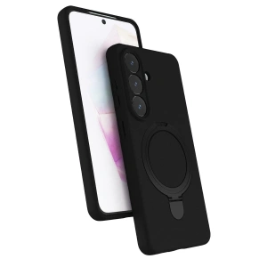 Samsung Galaxy S26 Regal Magsafe Standlı Kapak - Siyah