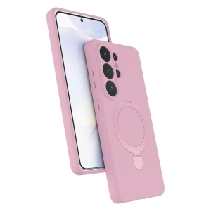 Samsung Galaxy S26 Ultra Regal Magsafe Standlı Kapak - Açık Pembe