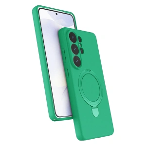 Samsung Galaxy S26 Ultra Regal Magsafe Standlı Kapak - Yeşil