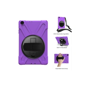 Samsung Galaxy T510 Tab A 10.1 Kılıf Amazing Tablet Kapak - Mor