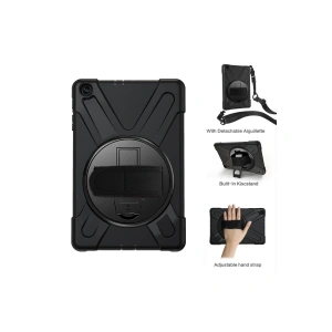 Samsung Galaxy T510 Tab A 10.1 Kılıf Amazing Tablet Kapak - Siyah