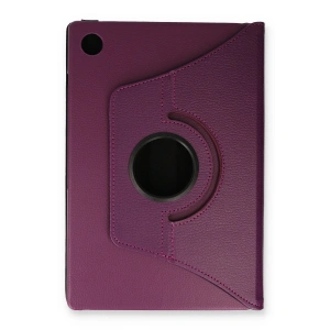 Samsung Galaxy Tab A9 Plus Kılıf 360 Tablet Deri Kılıf - Mürdüm