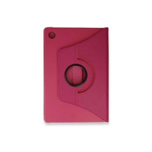 Samsung Galaxy Tab A9 Plus Kılıf 360 Tablet Deri Kılıf - Pembe