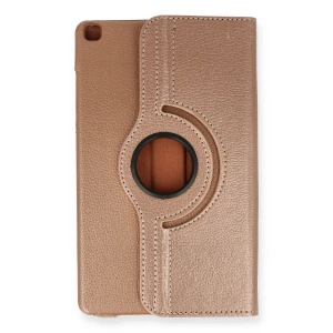 Samsung Galaxy Tab A9 Plus Kılıf 360 Tablet Deri Kılıf - Rose Gold