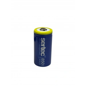 Sertec 3.7v Li-ion 16340 - 850 Mah 3c Başlı Şarjlı Pil