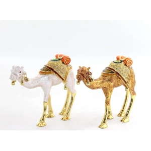 Swarovski Taşlı Tekli Deve Figürü Model 3