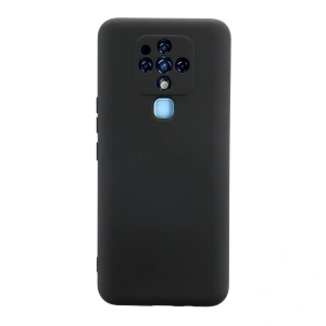 Tecno Camon 16 Kılıf Nano İçi Kadife Silikon - Siyah