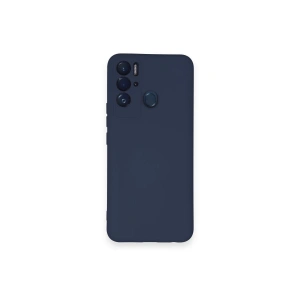 Tecno Pova Neo Kılıf Nano İçi Kadife Silikon - Lacivert