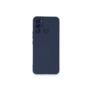 Tecno Pova Neo Kılıf Nano İçi Kadife Silikon - Lacivert