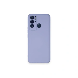 Tecno Pova Neo Kılıf Nano İçi Kadife Silikon - Lila